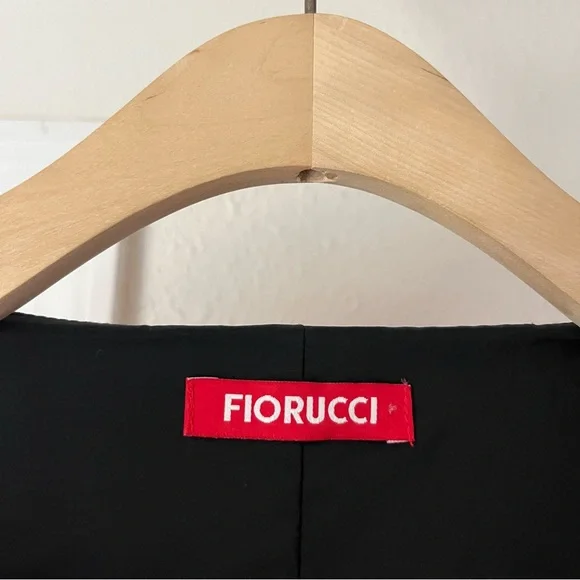 FIORUCCI red lips graphic boat neck sleeveless mini dress